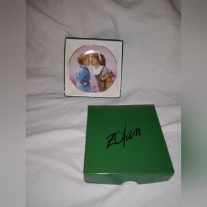 Vintage Tender Hearts Pemberton & Oakes Mini Collector Plate Donald Zolan